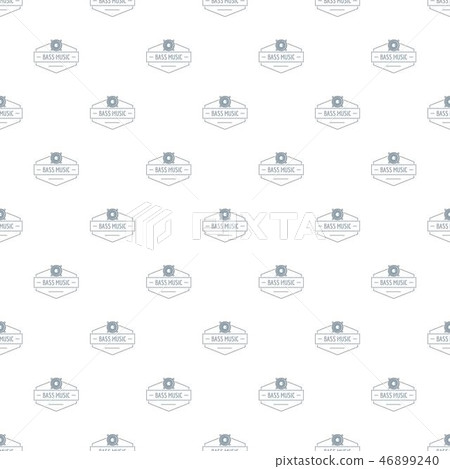 Bass music pattern vector seamless - Stock Illustration [46899240] - PIXTA
