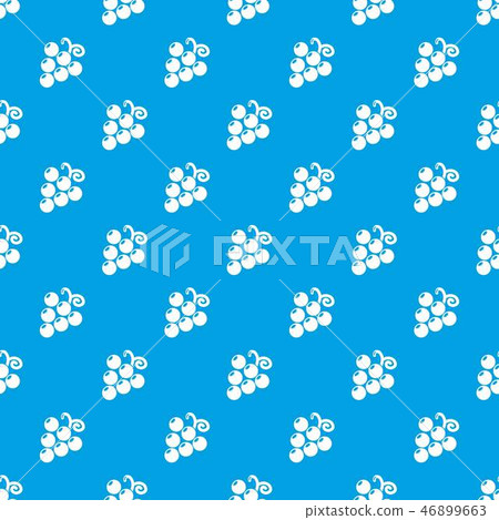 Grapes pattern vector seamless blue 46899663