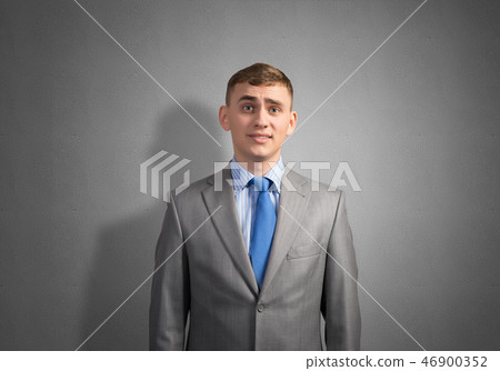 Concentrated businessman Concentrated businessman 46900352
