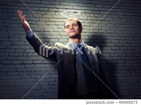 Saint businessman Saint businessman 46900873