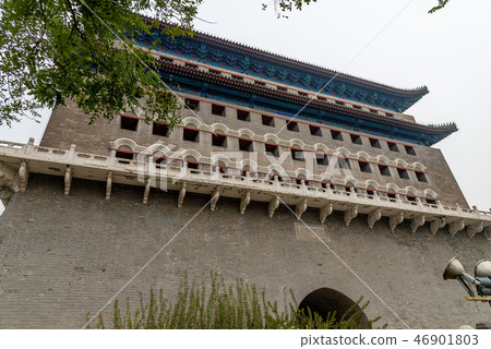 北京風光北京中陽門北京中國景點北京正陽門正陽橋前門街 46901803