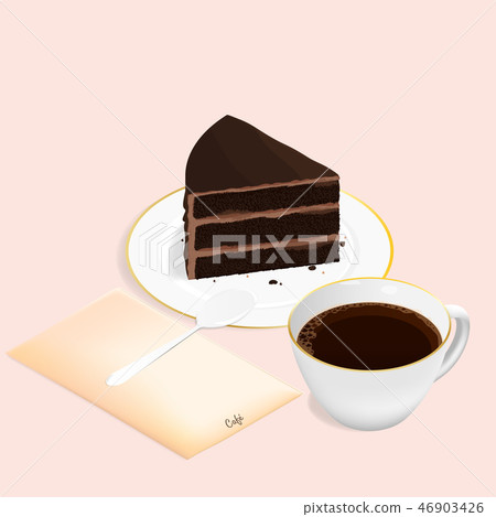 cake, coffee, drink 46903426