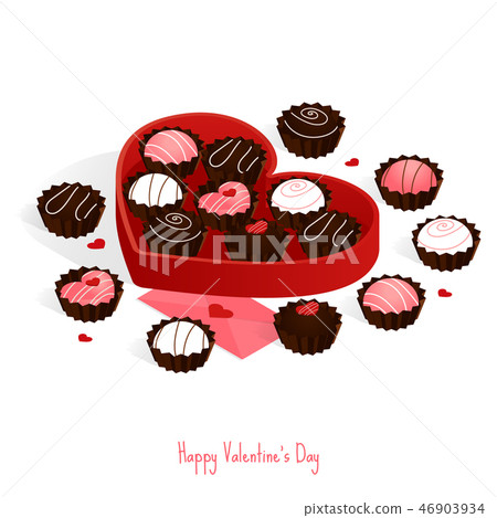 happy valentine's day,isometric chocolate cake happy valentine's day,isometric chocolate cake 46903934