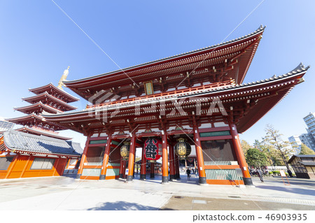 Senso-ji Temple Hokuramon Senso-ji Temple Hokuramon 46903935