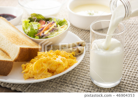 Milk for breakfast 46904353