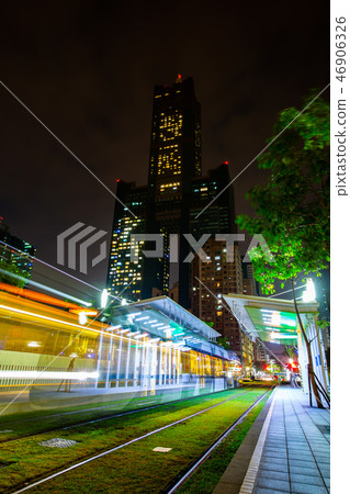 Kaohsiung Light Rail, Shin Kong Wharf, Kaixuan Bridge, 85 Building Asia Taiwan Kaohsiung City 46906326