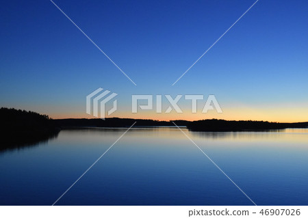 Sunset on the baltic sea 46907026