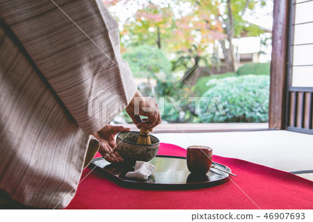 Tea ceremony tea bath 46907693