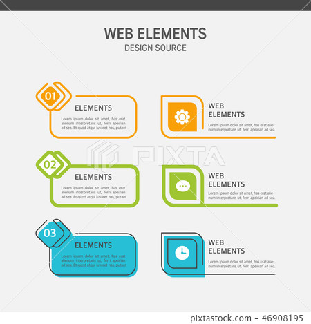 Line web element - Stock Illustration [46908195] - PIXTA