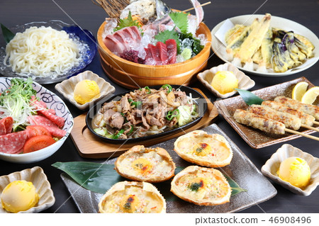 A large feast 46908496