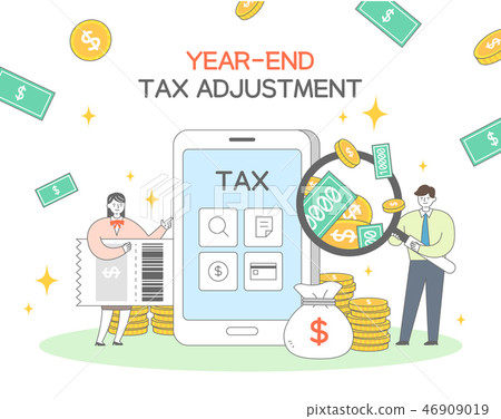 Year-end settlement illustration 46909019