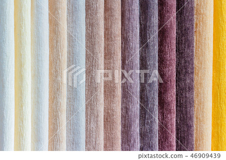 Colorful fabric samples Colorful fabric samples 46909439