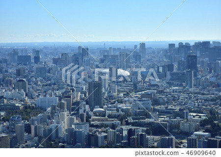 陽光60天文台的東京市和東京巨蛋 46909640