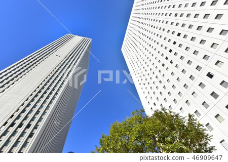 陽光城市的摩天大樓 46909647