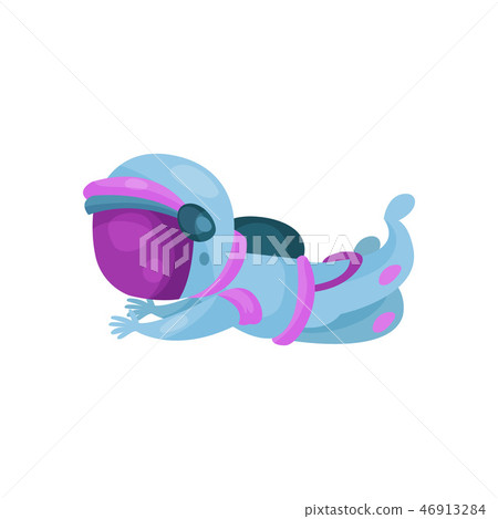 Astronaut character, spaceman working in Space cartoon vector Illustration Astronaut character, spaceman working in Space cartoon vector Illustration 46913284