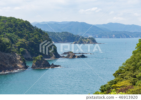 海Oshika半島宮城縣東北 46913920