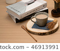 coffee on the studied desk 46913991