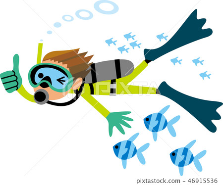 scuba diving 46915536