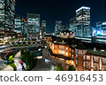 Tokyo station night view 46916453