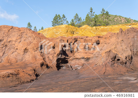 Remains of the old mines of Riotinto in Huelva Remains of the old mines of Riotinto in Huelva 46916981