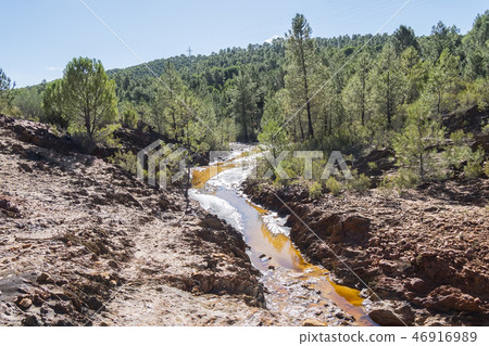 Remains of the old mines of Riotinto in Huelva Remains of the old mines of Riotinto in Huelva 46916989