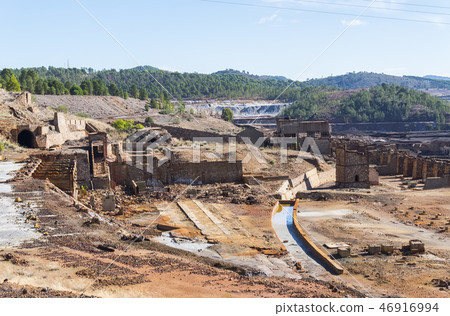Remains of the old mines of Riotinto in Huelva 46916994