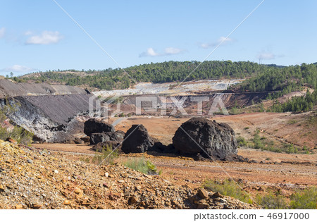 Remains of the old mines of Riotinto in Huelva 46917000