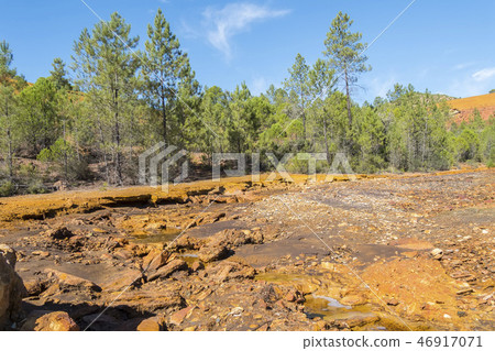 Remains of the old mines of Riotinto in Huelva 46917071