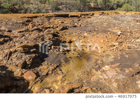 Remains of the old mines of Riotinto in Huelva Remains of the old mines of Riotinto in Huelva 46917075