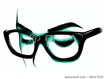 vector illustration Beautiful Women Eyes with make up vector illustration Beautiful Women Eyes with make up 46917076