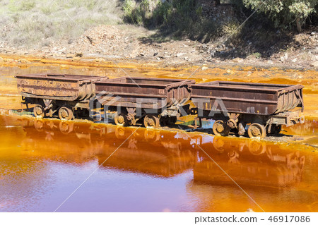 Remains of the old mines of Riotinto in Huelva 46917086