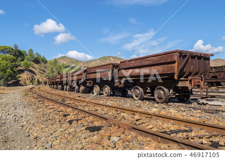Remains of the old mines of Riotinto in Huelva 46917105