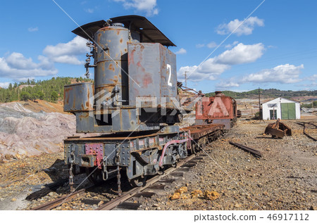 Remains of the old mines of Riotinto in Huelva 46917112
