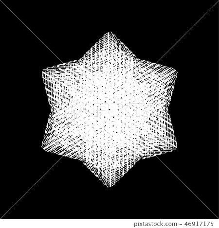 Grunge Snowflake Isolated Grunge Snowflake Isolated 46917175