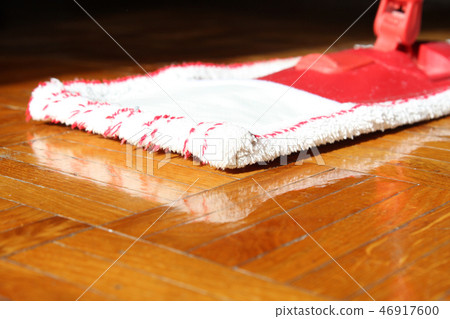 House cleaning with the mop House cleaning with the mop 46917600