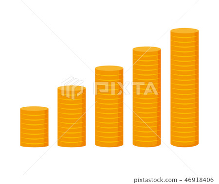 Money coin gold graph 46918406