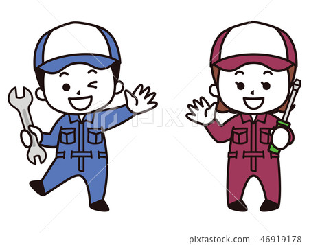 Child car mechanic 46919178