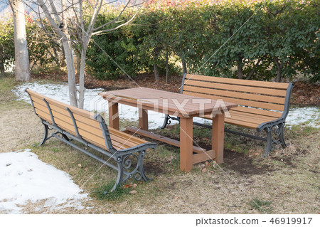 Bench and table Bench and table 46919917