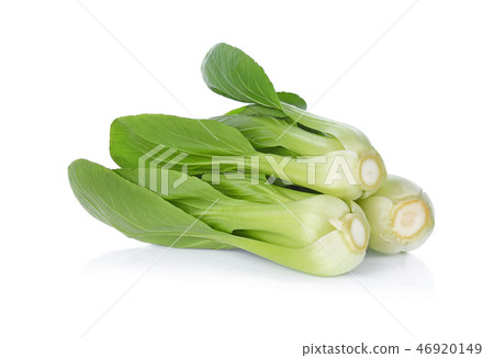 Chinese cabbage vegetable on a white background. Chinese cabbage vegetable on a white background. 46920149