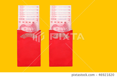 Red envelope chinese new year or hongbao 46921820