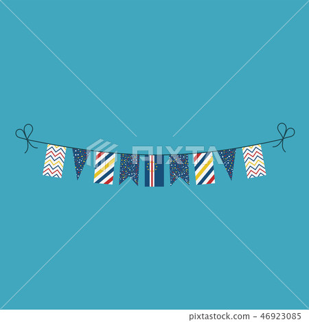 Decorations bunting flags Cape Verde national day Decorations bunting flags Cape Verde national day 46923085