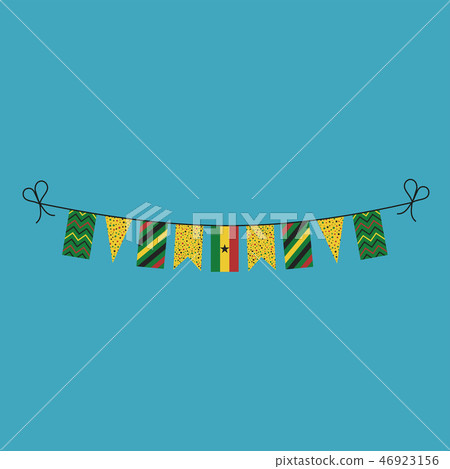 Decorations bunting flags for Ghana national day Decorations bunting flags for Ghana national day 46923156
