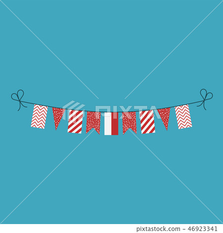 Decorations bunting flags Indonesia national day Decorations bunting flags Indonesia national day 46923341