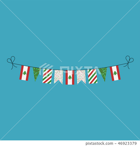 Decorations bunting flags for Lebanon national day Decorations bunting flags for Lebanon national day 46923379