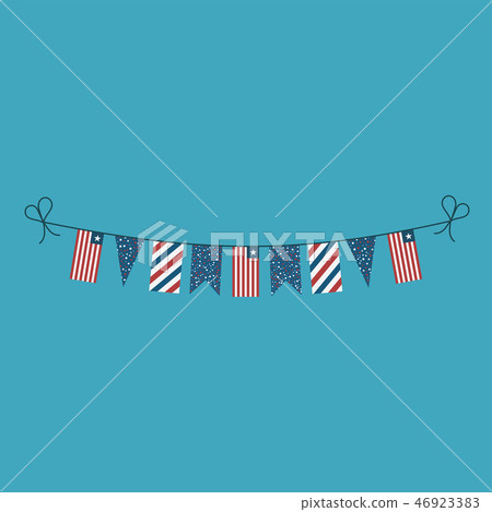 Decorations bunting flags for Liberia national day Decorations bunting flags for Liberia national day 46923383