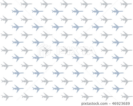 horizontal airplane icons with turbines horizontal airplane icons with turbines 46923689