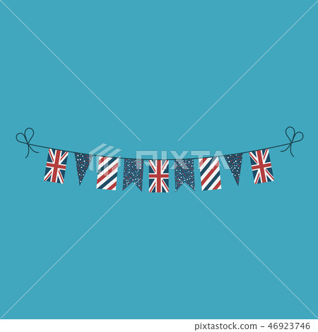 Decorations bunting flags of United Kingdom 46923746