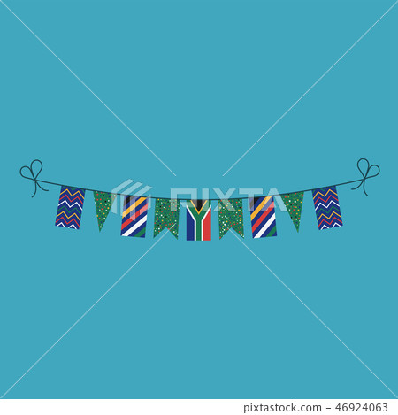 Decorations bunting flags of South Africa Decorations bunting flags of South Africa 46924063