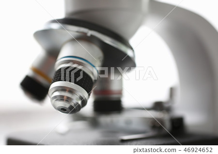 The head microscope on the background of The head microscope on the background of 46924652