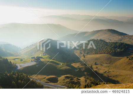 Mountain landscape in autumn season. 46924815
